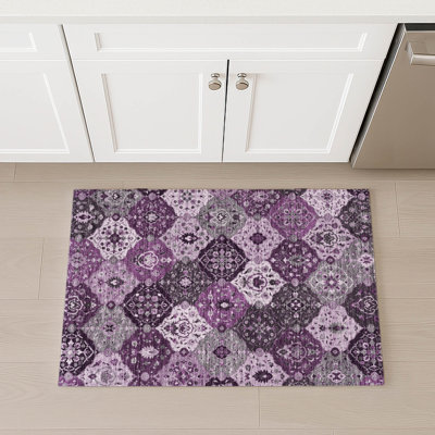 Machine Washable Indoor/Outdoor Matteson ACN2292 Panel Rug