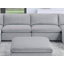 Ensemble de canapé modulaire en velours côtelé 7 pièces gris foncé 2X