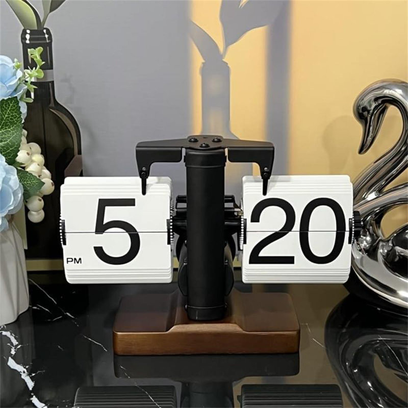 Retro Retro Flip Table Clock Table Clock