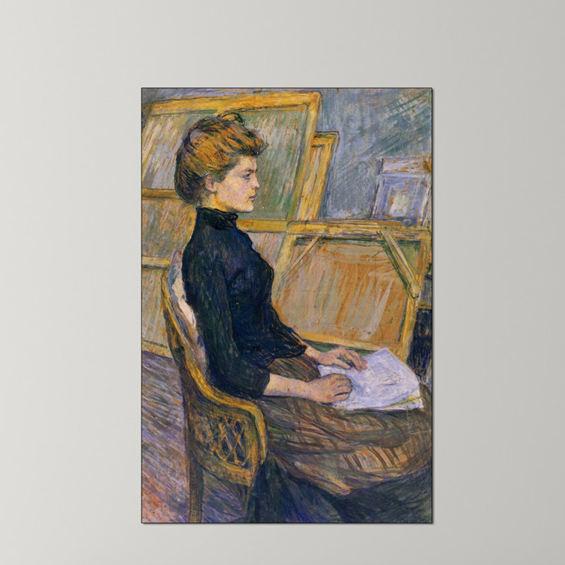 Henri De Toulouse-Lautrec - Wrapped Canvas Painting, 135cm H x 90cm W x 1.8cm D