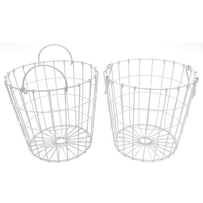 Panier en fil rond