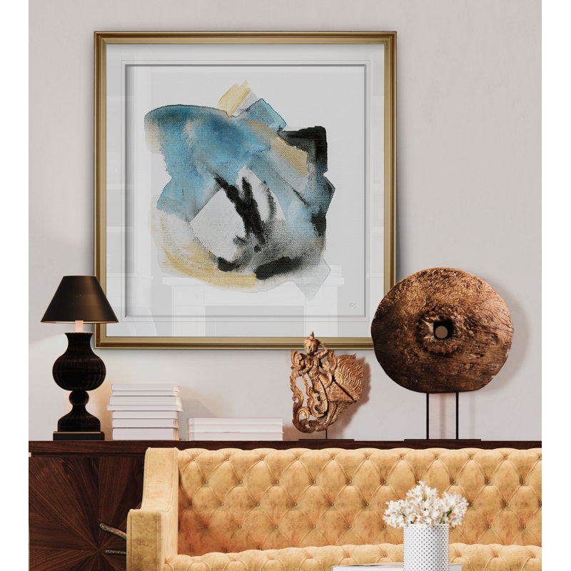 « artesian spring iv », reproduction, H 17,5 po x l 17,5 po x P 1,5 po, Cadre doré