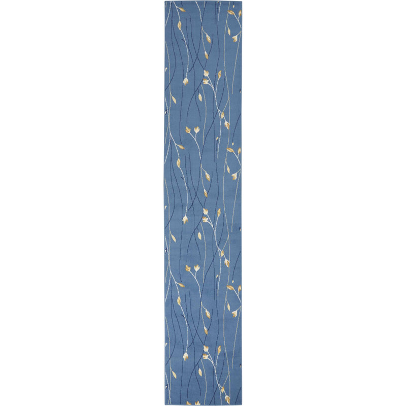 Aratrika Floral Indoor Rug, Runner 2'3" x 12'