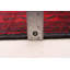 Tapis unique en laine noué à la main 6 pi 8 po x 9 pi 8 po nouvel âge Eissa - bleu marine foncé / orange clair / rouge