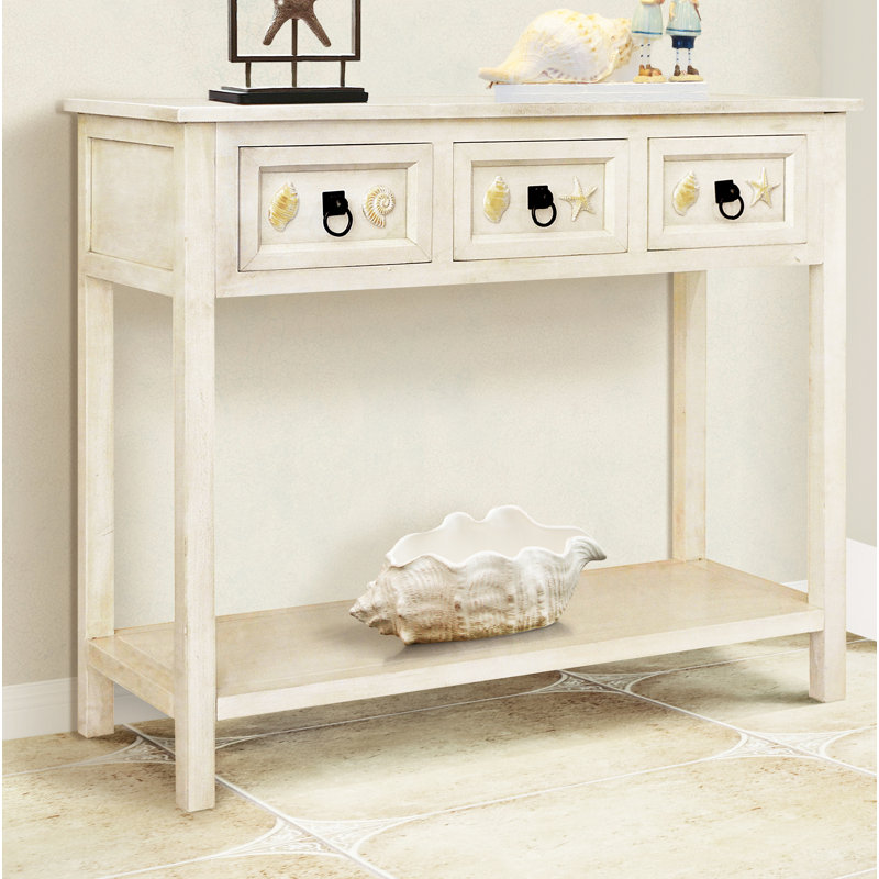 Console en bois massif Rowberrow