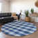 Premium Machine Washable Prisco Navy Rug