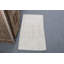 Tapis de porte turc rétro fabriqué à la main dans un élégant motif crème pour un décor décoratif doux