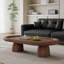 Table basse ovale rétro de style français