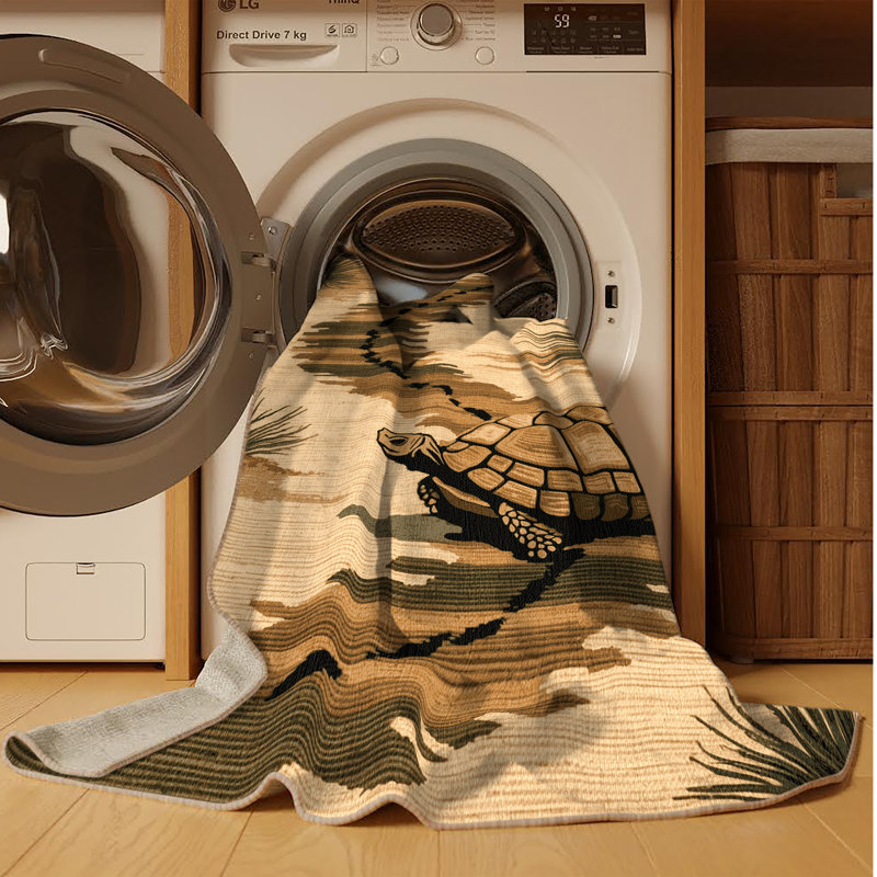 Machine Washable Nature Brown Area Rug, Rectangle 2' x 3'