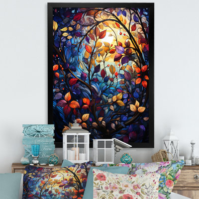 Humfrid Multicolor Vibrant Vines III - Imprimé