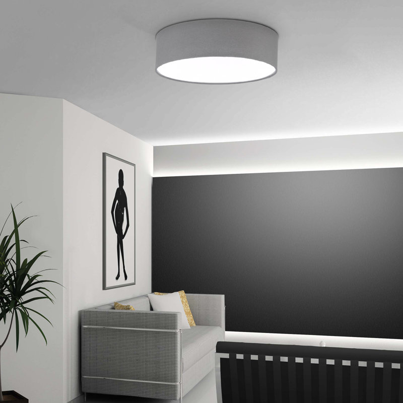 Parvin Flush Mount, Grey