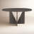 Gillespie 60" Geometric Cutout Base Dining Table