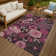 Machine Washable Indoor/Outdoor Mattis ACN2295 Floral Rug