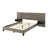 Upholstered Wall Panel Bed Light Brown-1705801877
