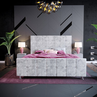 Raul Upholstered Bed Frame, UKFR Certified