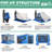 10x10ft Camping Gazebo Screen Tent, 5 Sided Pop-up Canopy Shelter with Mesh Windows-105156977
