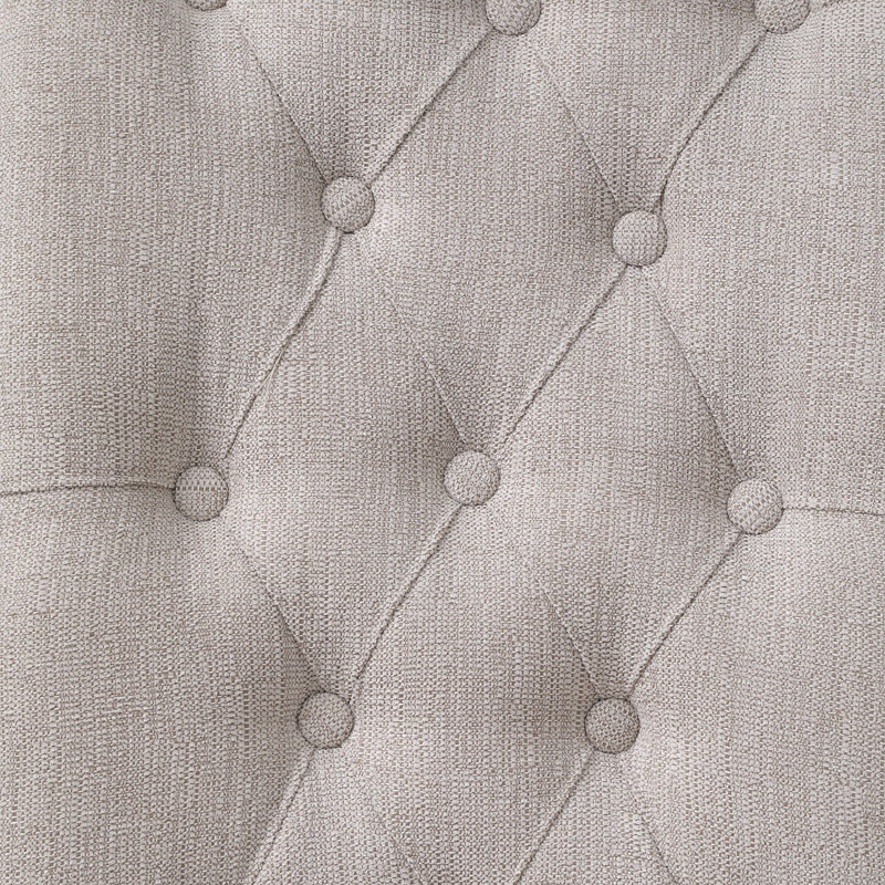 Ensemble de deux chaises d'appoint confortables et élégantes en lin pour détendre et améliorer votre espace de vie