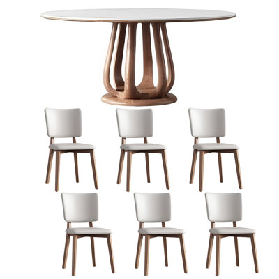 Ensemble de table de salle à manger et de chaises Nordic