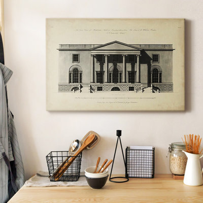 Richardson Architecture I Premium Gallery Wrapped Canvas - Ready to Hang