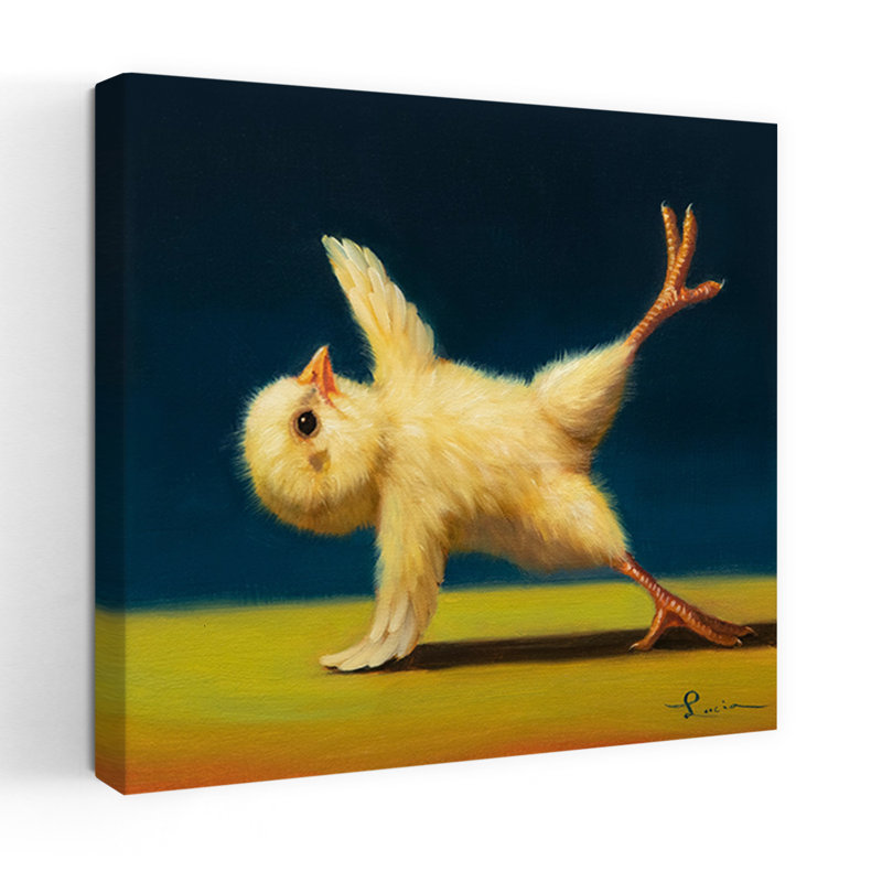 Planche de yoga, art urbain contemporain, H 18 po x l 18 po