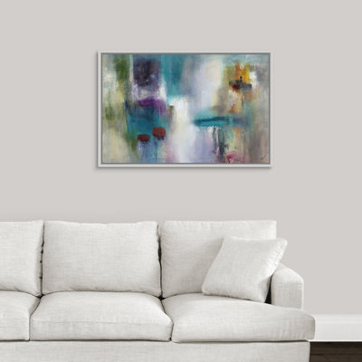 « turquoise rétablissement », peinture sur toile