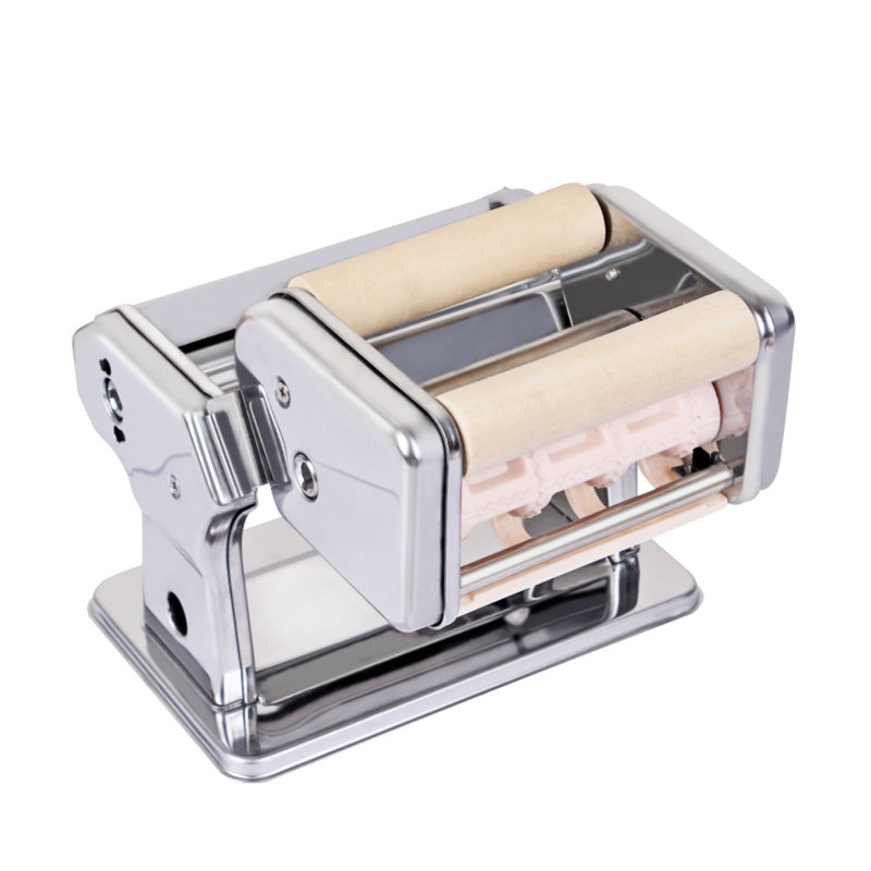 OVENTE Pasta Maker Machine Stainless Steel Attachment for PA515 Series, Compact Design, Easy to Use and Clean Perfect for Fresh Homemade Italian Raviolis, Silver ACPPA7000S