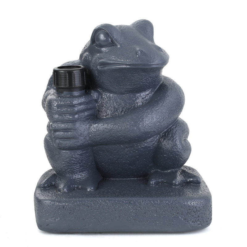  Base de parapluie Frog, porte-parapluie d'extérieur fantaisiste avec design de grenouille ludique, durable et décoratif, gris