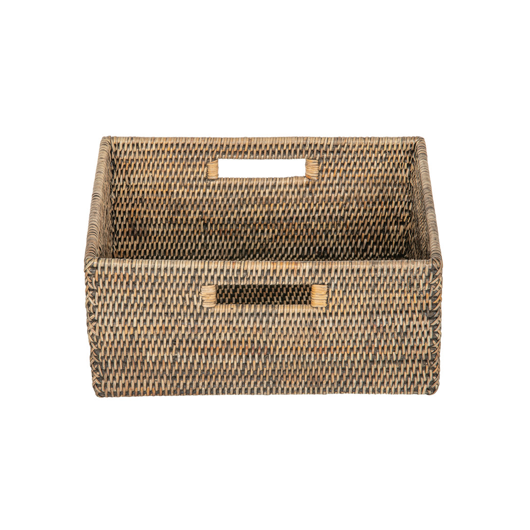 Beachcrest Home™ Everard Rattan Decorative Basket Beachcrest Home™
