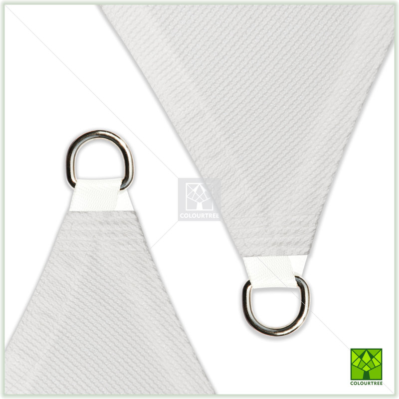 Toile d'ombrage carrée 12', Blanc