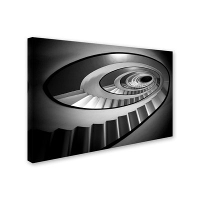 « escalier », impression sur toile tendue