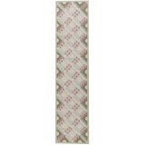 Hand-Knotted High-Quality Green Runner