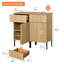 Armoire d'appoint 31,5 po avec 2 portes et tablettes réglables Union Rustic-117531575