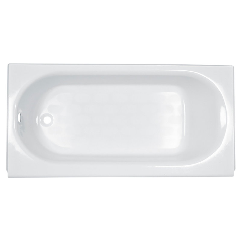 Princeton 60'' x 34'' Soaking Americast Bathtub, White, Left
