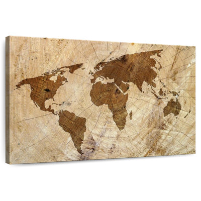 Aliaz Tree Stump World Map