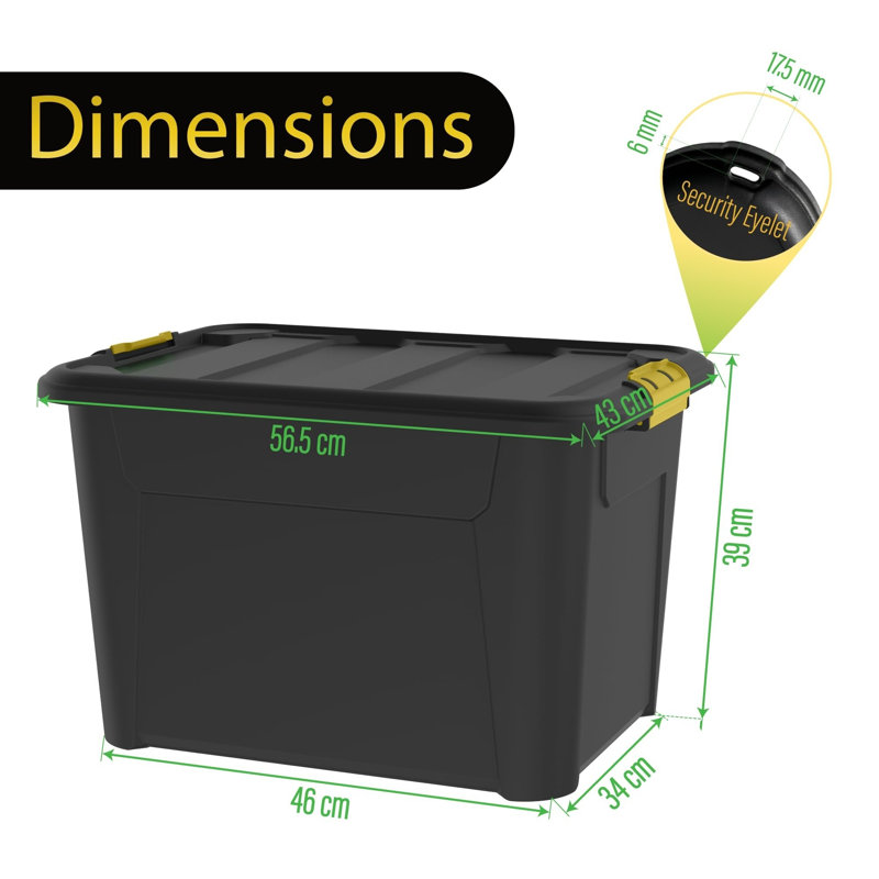 Rebrilliant Plastic Storage Tub & Tote
