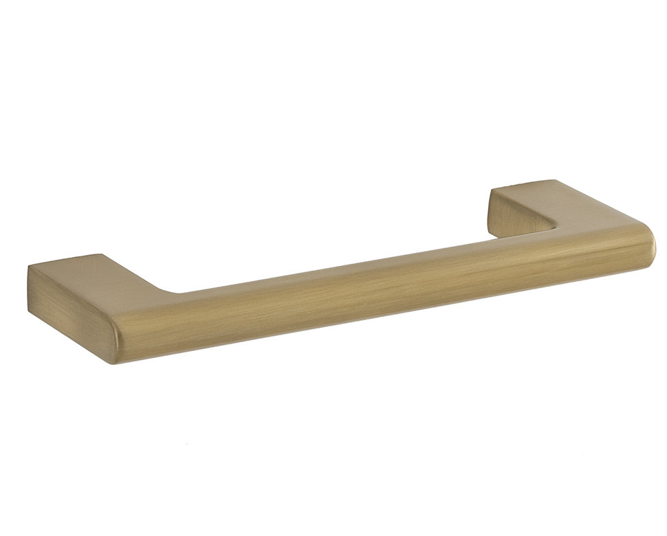 Vail Bar Drawer Pull, Satin Brass, 4"