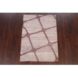 Tapis unique noué à la main 4 pi 2 po x 5 pi 11 po New Age
