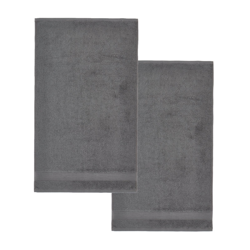 Anti-Bacterial 100% Cotton Towels, Charcoal