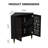 Retro Corner Cabinet With 2 Hollow Carved Doors And 2-Tier Shelves-515299503