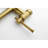 Pot Filler Faucet Wall Mounted - Modern Style Brass Brushed Gold Arm For Easy Reach Splash- Water Supply Double Handles Accurate Handling Finish-2015904375