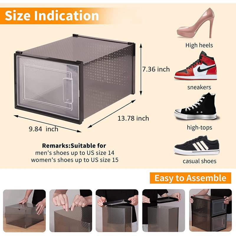 Boîte à chaussures de rangement