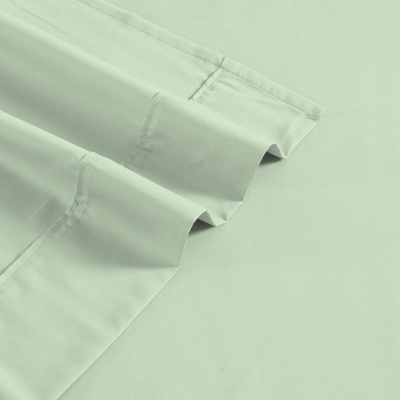 Ensemble de draps Ultimate Percale 100% coton, Ensemble de draps pour lit double avec 2 taies d'o, ISE