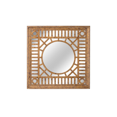 Flat Engineered Wood Wall Mirror