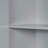 Bathroom Storage Cabinet with Two Laundry Baskets, Storage Cabinet with Doors and Drawer for Home, Grey-656253042