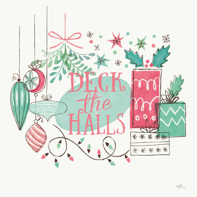 Rétro Noël III lumineux, H 12 po x l 12 po, Non, Toile tendue