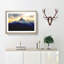 Peak Of Fishtail Mountain - Single Picture Frame Print on MDF-56704407-56704412