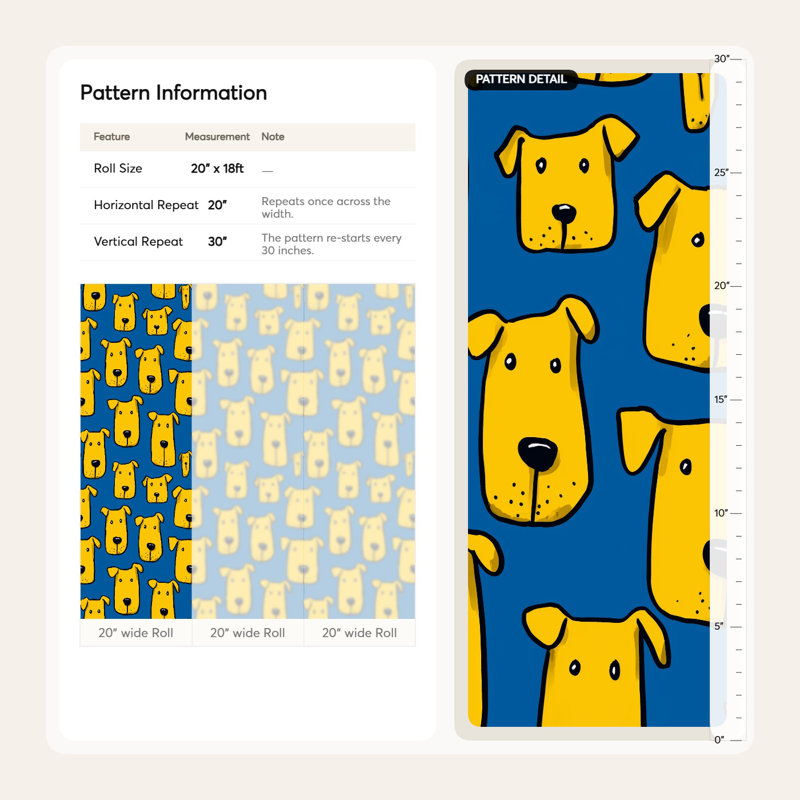 Papier peint chien