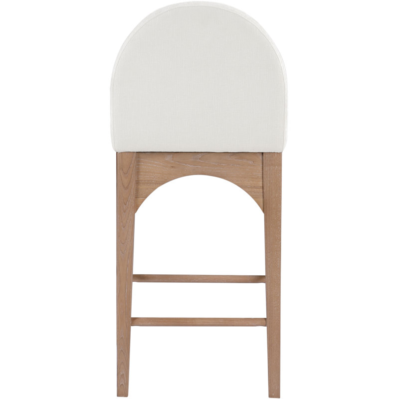 Waldorf Counter Stool, Natural, Cream Boucle