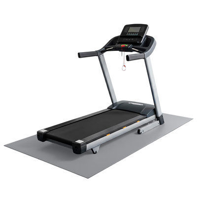 Rubber-Cal "TFS-124 Treadmill Mats" - 5mm x 4ft x 7ft - Gray