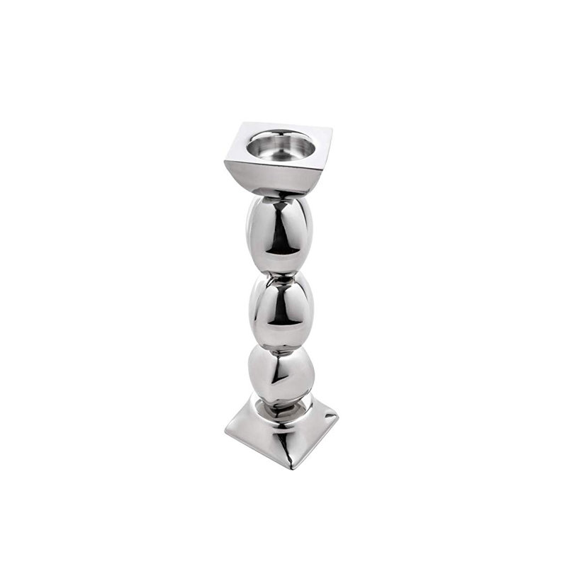 10'' H Stainless Steel Candlestick
